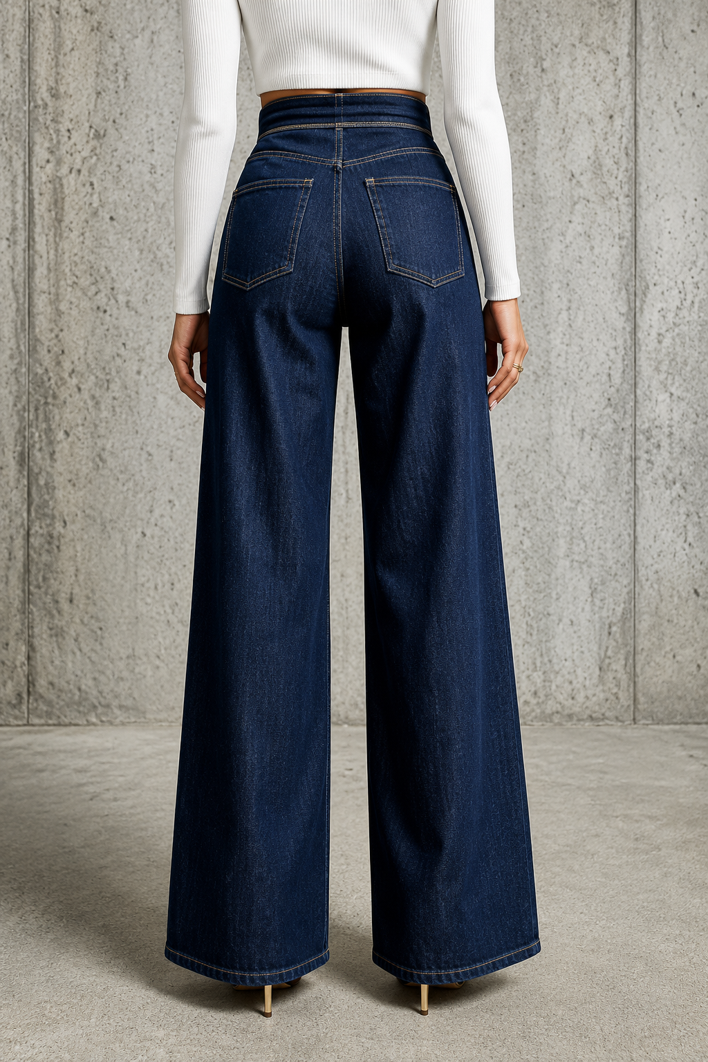 Malie - Jeans Squisi ed Eleganti con Profili Dorati. Prezzo regolare