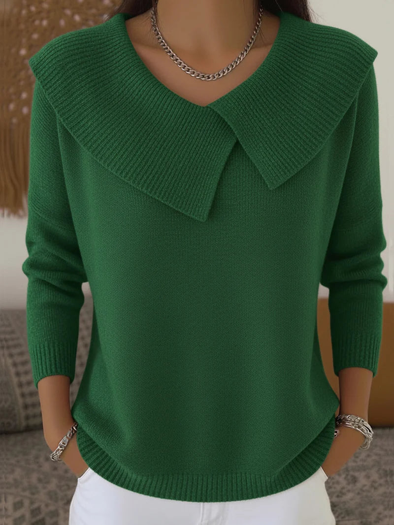 Sunnora - Maglione caldo con collo morbido