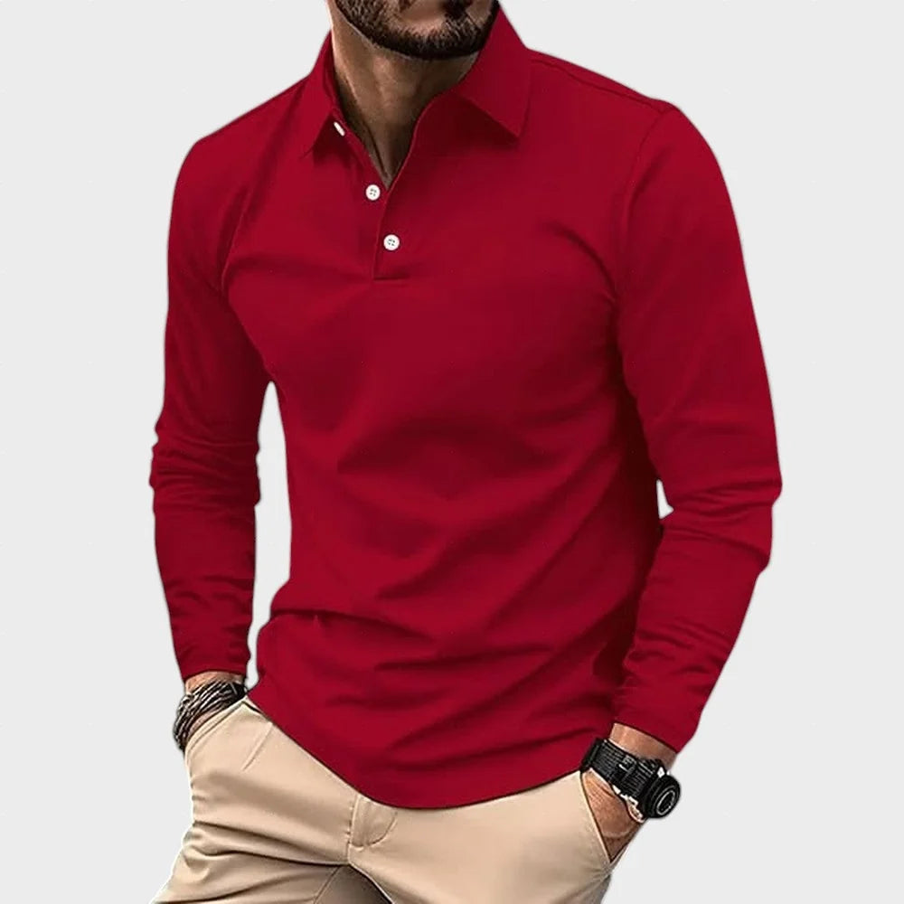 Oliver – Polo a maniche lunghe da uomo – un modello comodo ed elegante per tutti i giorni