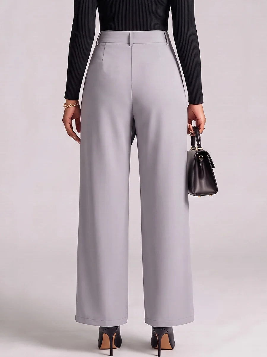 Annie- Pantaloni casual ampi a gamba larga