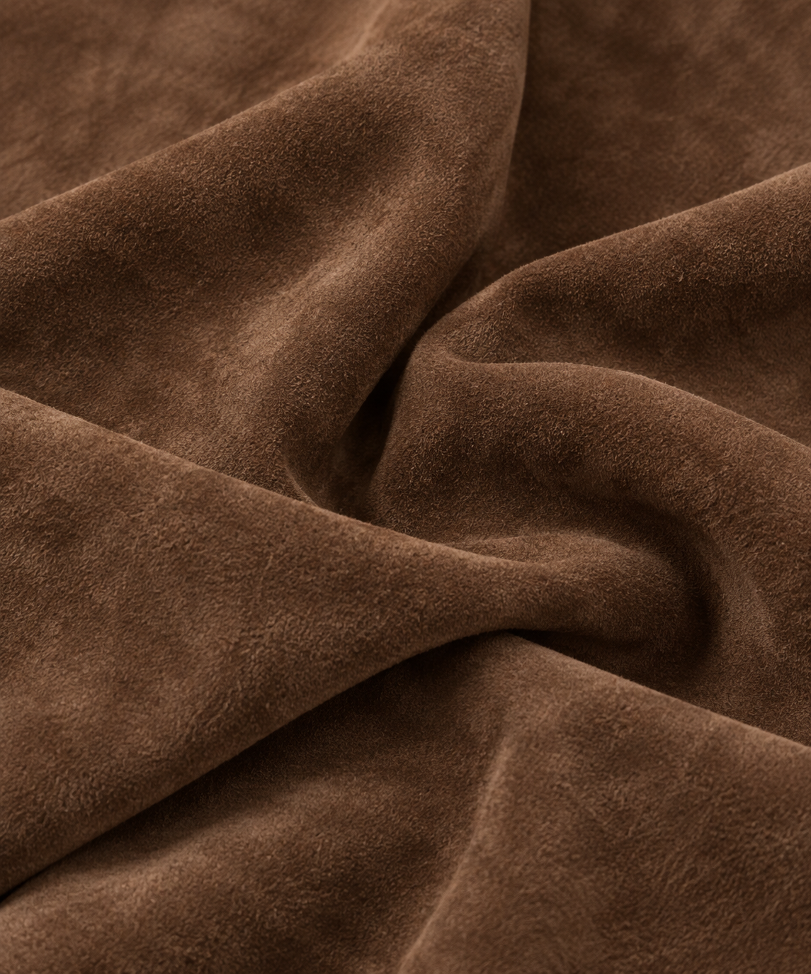 Cappotto lungo in camoscio
