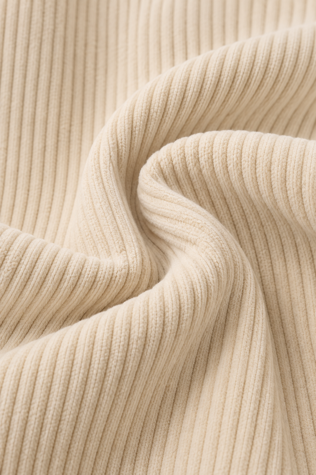 Giacca oversize in velluto a coste con cappuccio