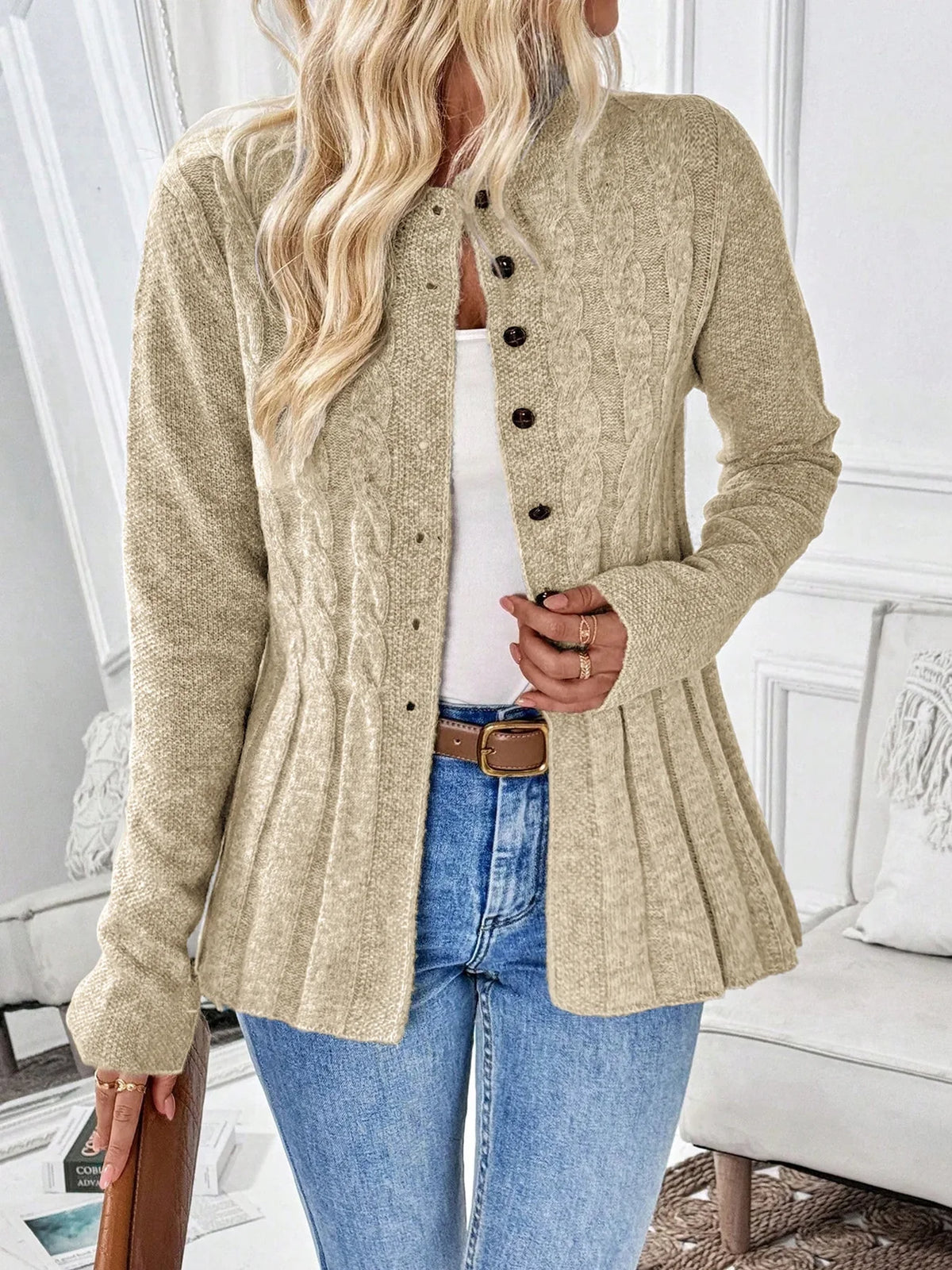 Cardigan a costine Cléa