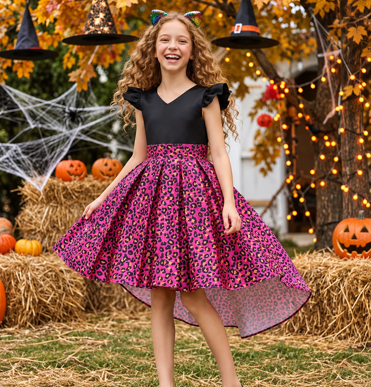 Abito Halloween Leopardato