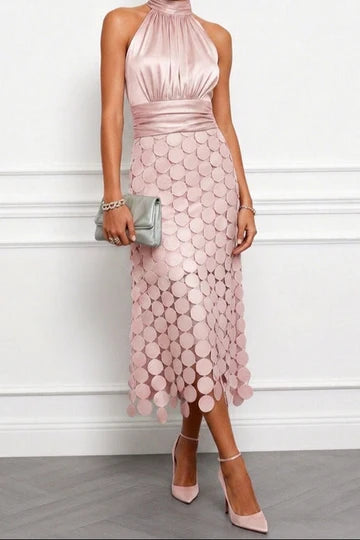 Celine | Abito midi elegante per cerimonie