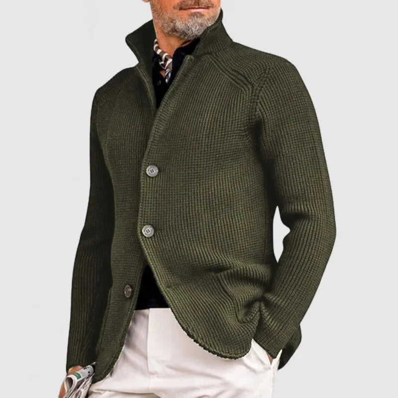 Logan - Giacca da uomo in maglia elegante – Design classico con vestibilità moderna