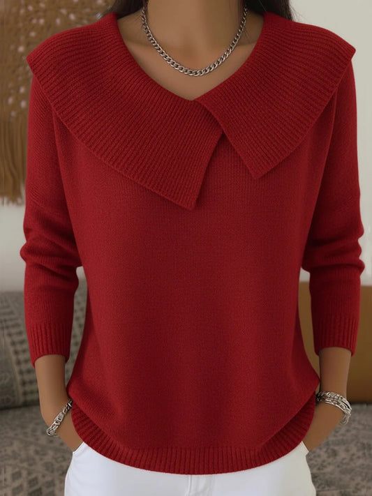 Sunnora - Maglione caldo con collo morbido