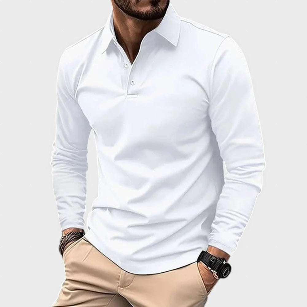 Oliver – Polo a maniche lunghe da uomo – un modello comodo ed elegante per tutti i giorni