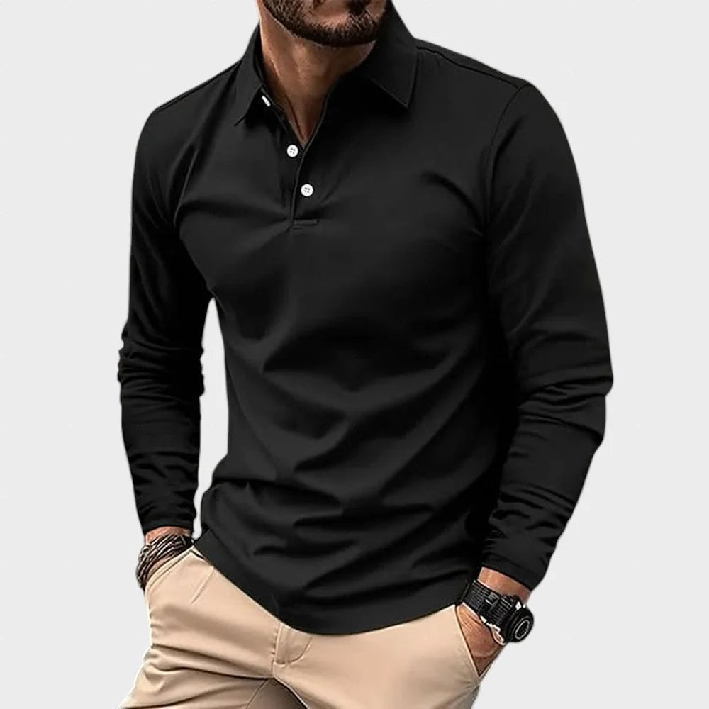 Oliver – Polo a maniche lunghe da uomo – un modello comodo ed elegante per tutti i giorni