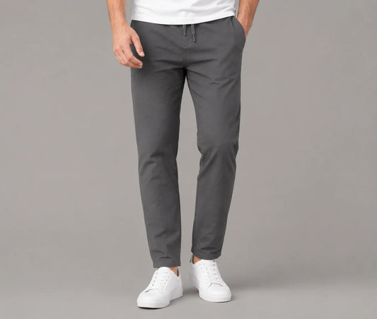 Wade- Pantaloni in cotone e lino