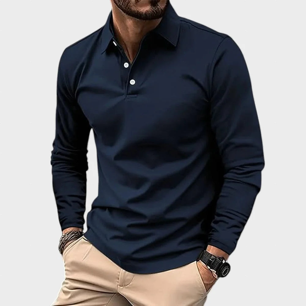 Oliver – Polo a maniche lunghe da uomo – un modello comodo ed elegante per tutti i giorni