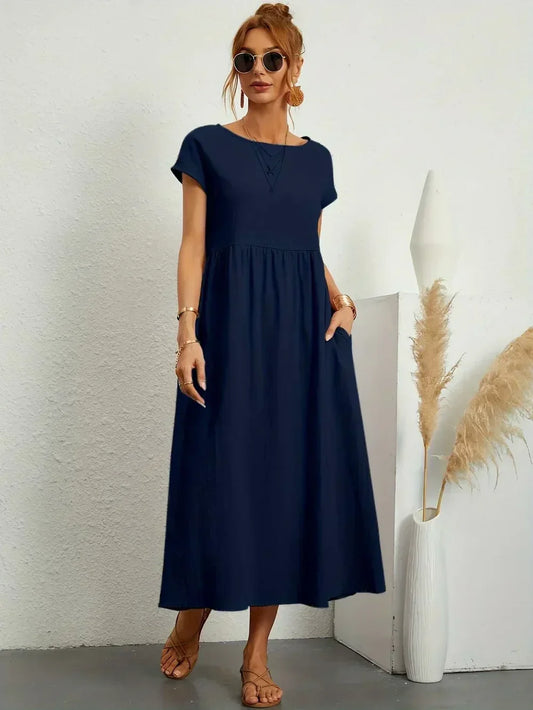 Chloe - Abito midi fluente dall'eleganza intramontabile