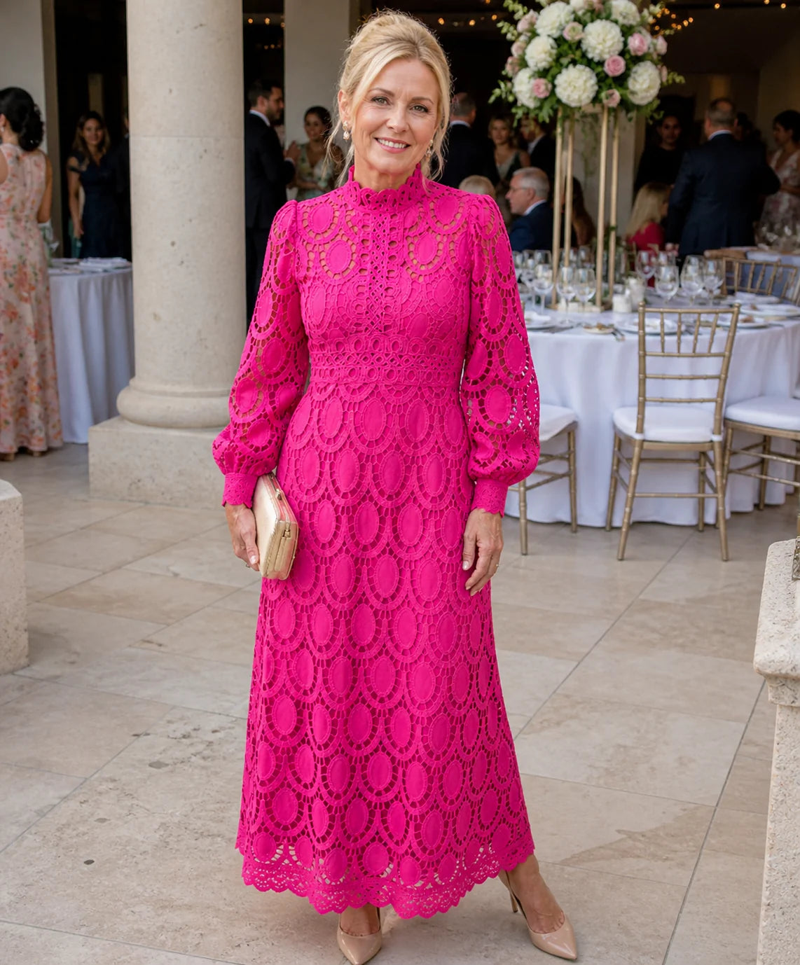 Ottilie - Abito longuette in pizzo
