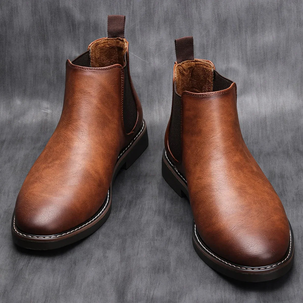 Aiden - Stivali Chelsea slip-on da uomo eleganti – versatili stivaletti classici in pelle